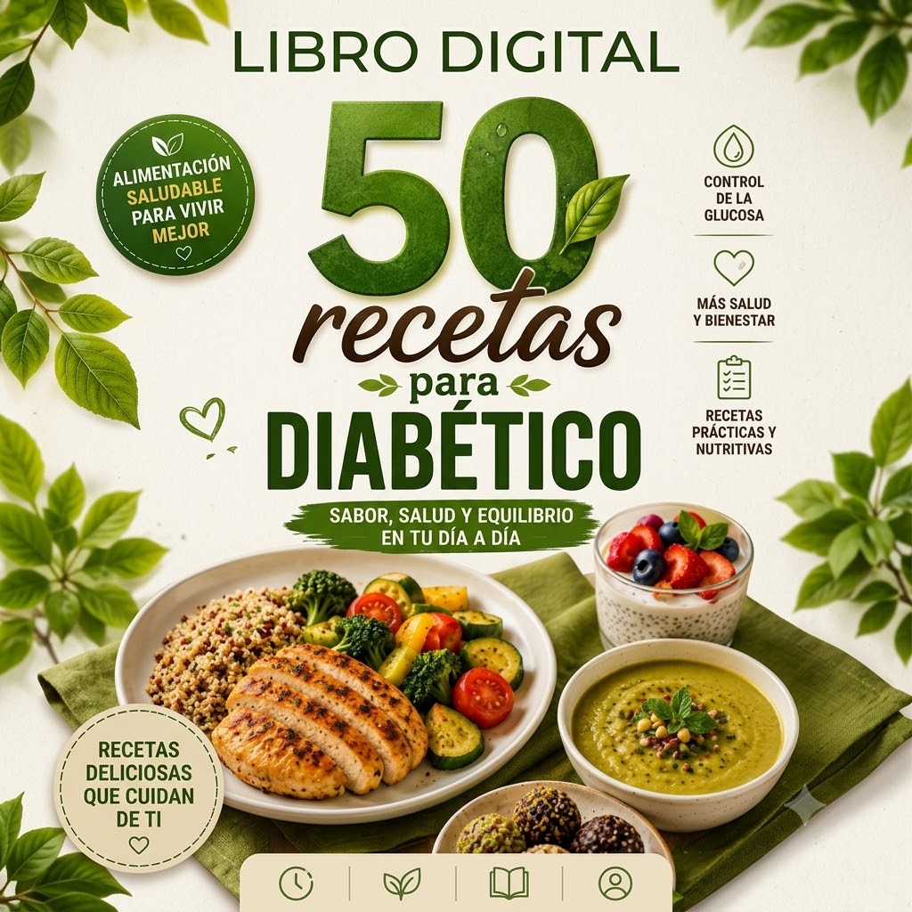 LIBRO DIGITAL 5O RECETAS PARA DIABETICOS